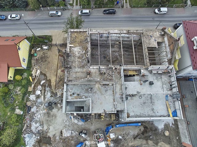 Przebudowa NCK SOKÓŁ z góry